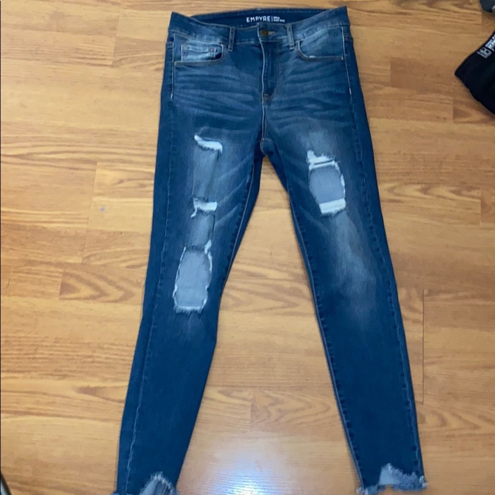 Dark washed jeans